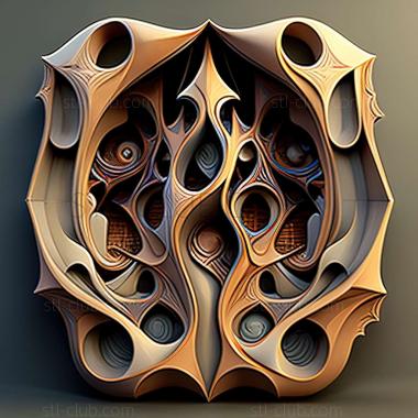 3D model antoni gaudi (STL)